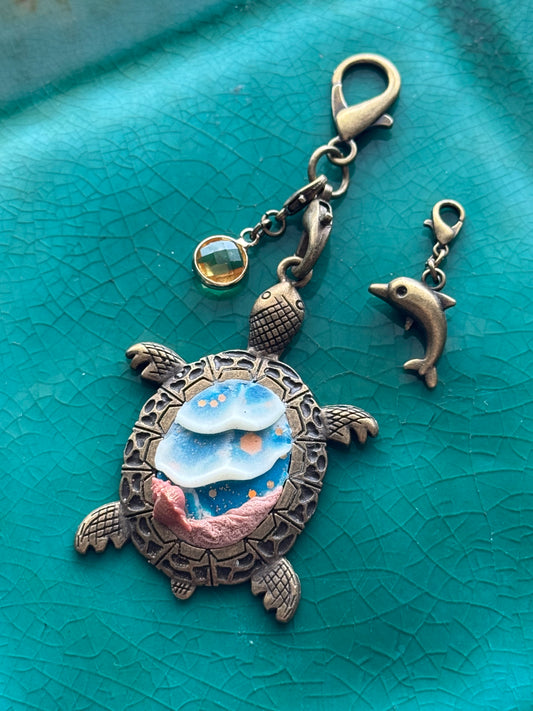 Helen’s semi custom turtle pendant