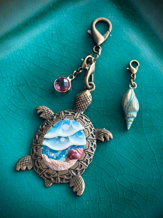 Julie’s semi custom turtle pendant