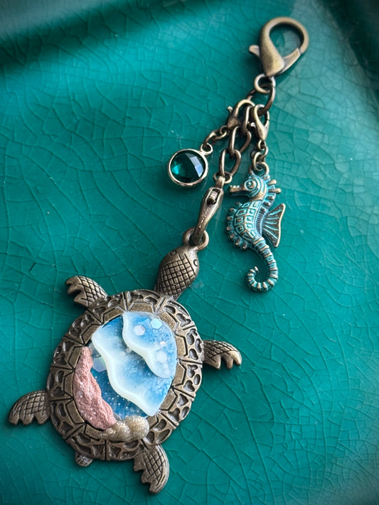 Melonie’s semi custom turtle pendant